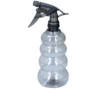 Set van 2x stuks waterverstuiver/spuitfles/plantenspuit zwart 500 ml