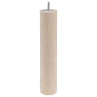 Meubelpoot rond Ø 5 cm en hoogte 25 cm van massief hout (M8)