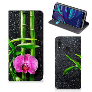 Huawei Y7 hoesje Y7 Pro (2019) Smart Cover Orchidee