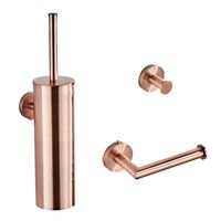 Complete Toiletborstelset BWS Copper Geborsteld Koper - thumbnail