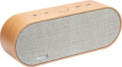 Imperial BAS 5 Draadloze stereoluidspreker Zilver, Hout 8 W