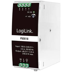 LogiLink PS0018 DIN-rail netvoeding 48 V 5 A 240 W Inhoud: 1 stuk(s)