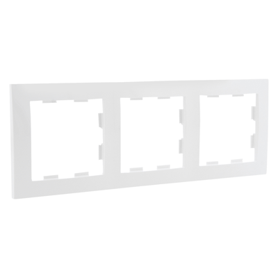 Q-Link S2 Afdekraam | Inbouw | 3-voudig | Polarwit - 66.082.24