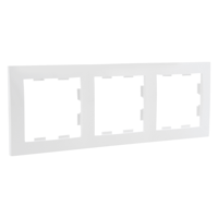 Q-Link S2 Afdekraam | Inbouw | 3-voudig | Polarwit - 66.082.24