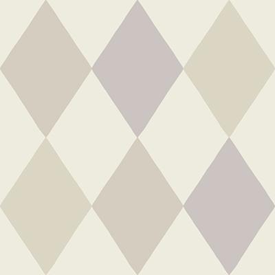 Dutch Wallcoverings Langtan - Kalas Grey/Lilac - Grijs/Lila