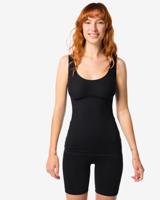 HEMA Medium corrigerend dameshemd second skin zwart (zwart)