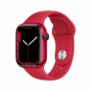 Refurbished Apple Watch Series 7 41mm Rood Zichtbaar gebruikt