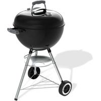 Weber Original Kettle Houtskoolbarbecue - 47 cm diameter - Ingebouwde thermometer - Geëmailleerd staal - Ventilatieopening - 6 couverts - Zwart