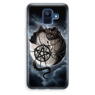 Volle maan: Samsung Galaxy A6 (2018) Transparant Hoesje