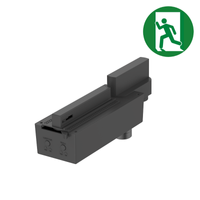 Noodverlichting 3 uur 220 lumen voor 3 fase railverlichting zwart 600-033 Tronix