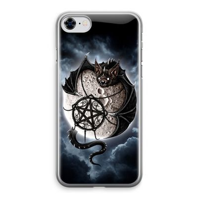Volle maan: iPhone 8 Transparant Hoesje