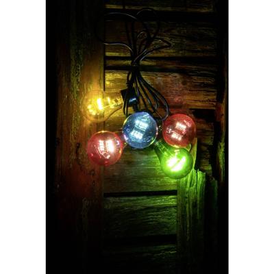 Konstsmide 2372-500 Party-lichtketting Buiten werkt op batterijen Aantal lampen 45 LED Meerkleurig Verlichte lengte: 2 m