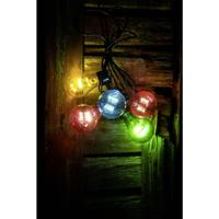 Konstsmide 2372-500 Party-lichtketting Buiten werkt op batterijen Aantal lampen 45 LED Meerkleurig Verlichte lengte: 2 m