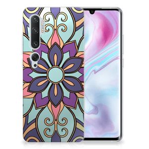 Xiaomi Mi Note 10 Pro TPU Case Purple Flower