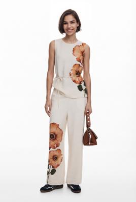 Bloemenbroek - BROWN - S