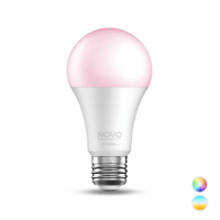 Slimme E27 SMART LED lamp 7Watt RGBW NOVO - thumbnail
