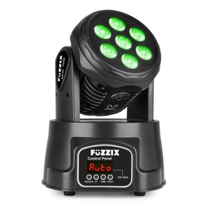 Fuzzix MHC706 LED moving head wash - 7x 6W RGBW LED&apos;s - DMX