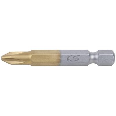 KS Tools 911.2642 9112642 Kruis-bit PH 1 Speciaal staal Titanium gecoat C 6.3 1 stuk(s)