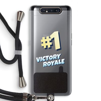Victory Royale: Samsung Galaxy A80 Transparant Hoesje met koord