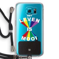 Het Leven Is Mooi: Samsung Galaxy S6 Transparant Hoesje met koord