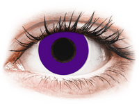 CRAZY LENS - Solid Violet - zonder sterkte (2 gekleurde daglenzen)