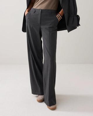 Summum Trousers Pinstripe 4s2878-12258 Broek 860 Anthracite