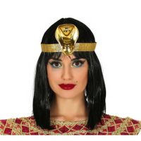 Fiestas Guirca Verkleed haarband Cleopatra - goud - Egypte? thema party - Carnaval diadeem   -