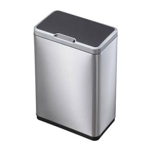 EKO - Europe Mirage Sensor Bin 20+20L Rechthoekig Roestvrijstaal