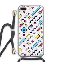 8-bit N°8: iPhone 8 Plus Transparant Hoesje met koord