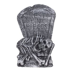 Horror kerkhof grafsteen decoratie rest in pieces 60 cm