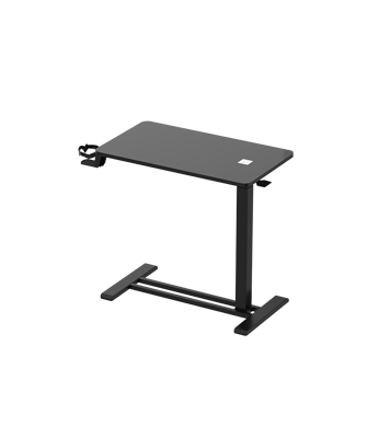 In hoogte verstelbare bijzettafel H3&H3PRO, met bekerhouder