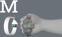 Wera Rapidaptor t-greep - bit plaatsen zonder gereedschap - magnetische grip - hoge aanhaal- en losdraaimomenten - ergonomische vorm - voorkomt wrijvingsverliezen
