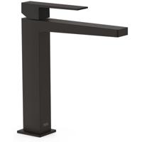 Wastafelkraan Tres Slim | Opbouw | Mengkraan | Hoog model | 1-hendel | Vierkant | Zwart mat