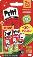 Pritt plakstift, 43 g, blister van 2 stuks, korting van 30 % Pritt plakstift, 43 g, blister van 2 stuks, korting van 30 %