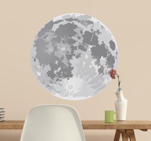 Sticker kinderen volle maan