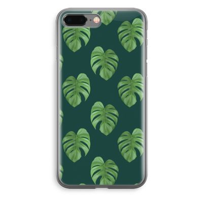 Monstera leaves: iPhone 8 Plus Transparant Hoesje
