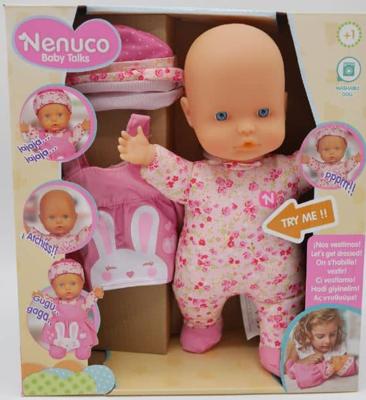 Famosa Nenuco baby popje met diverse geluidjes en extra kleertjes