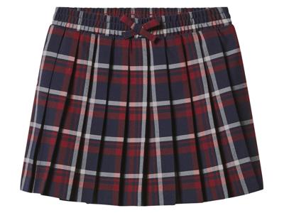 lupilu Kinder rok met plooien (Ruit/rood/marineblauw, 98/104) lupilu Kinder rok met plooien (Ruit/rood/marineblauw, 98/104)