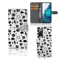 Telefoonhoesje met Naam Samsung Galaxy S20 FE Silver Punk | Portemonnee hoesje
