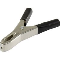 TRU COMPONENTS 93038c29 Krokodillenklem Rood Lengte: 100 mm 1 stuk(s) - thumbnail