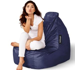 Zitzak 'Senza' Navy Blue - Blauw - Weerbestendig - Sit&Joy