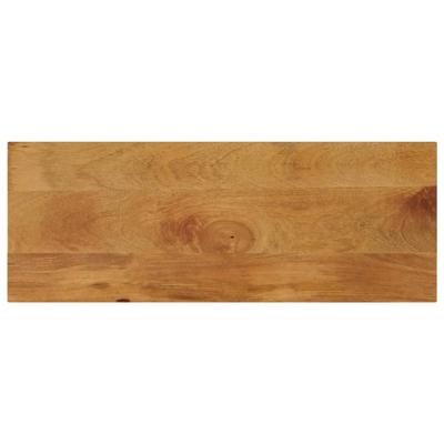 Tafelblad rechthoekig 70x30x2,5 cm massief mangohout