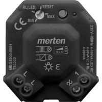 Merten MEG5300-0001 Dimmer (inbouw) Geschikt voor lampen: Halogeenlamp, Gloeilamp, LED-lamp Zwart