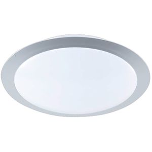 LED Plafondlamp - Plafondverlichting - Trion Ginzon - 9W - Warm Wit 3000K - Dimbaar - Rond - Mat Titaan - Aluminium