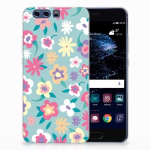 Huawei P10 Plus TPU Case Flower Power