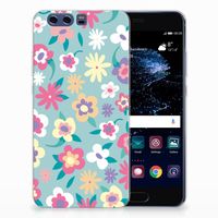 Huawei P10 Plus TPU Case Flower Power - thumbnail