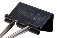 Papierklem maul foldback 215 13mm zwart 12 stuks