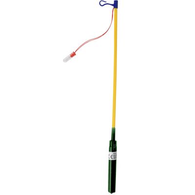 Lampionstokje donkergroen met lichtje 50 cm