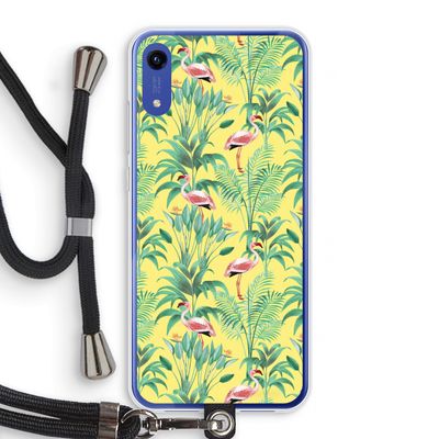 Flamingo party: Honor Play 8A Transparant Hoesje met koord