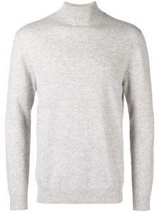 N.Peal turtleneck fitted sweater - Gris